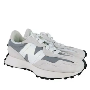 New Balance Men's SZ 7.5 U327WED Gray White EUC