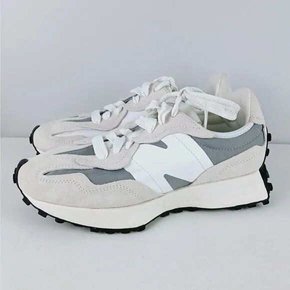 New Balance Men's SZ 7.5 U327WED Gray White EUC