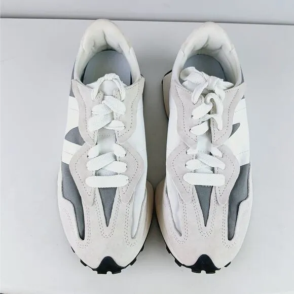 New Balance Men's SZ 7.5 U327WED Gray White EUC