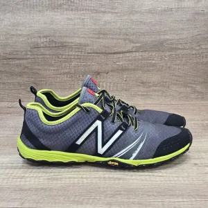 New Balance Minimus Men's Size 10 D Gray Lime Green Running Shoes (MT20SL2)