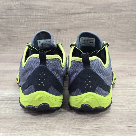 New Balance Minimus Men's Size 10 D Gray Lime Green Running Shoes (MT20SL2)
