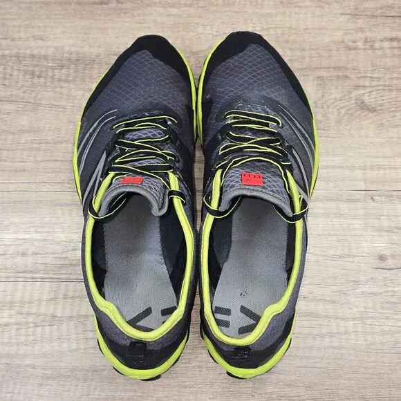New Balance Minimus Men's Size 10 D Gray Lime Green Running Shoes (MT20SL2)