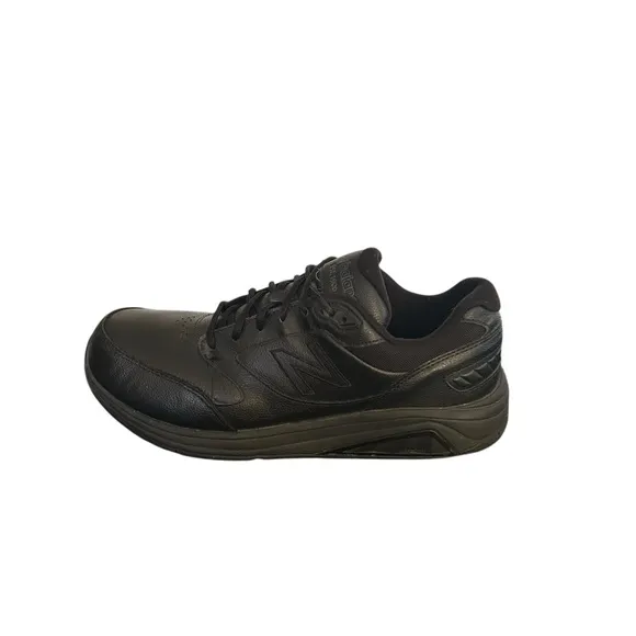 New Balance MW928BK2 Black Leather Walking Shoes Men’s 12.5 2E Wide Comfort