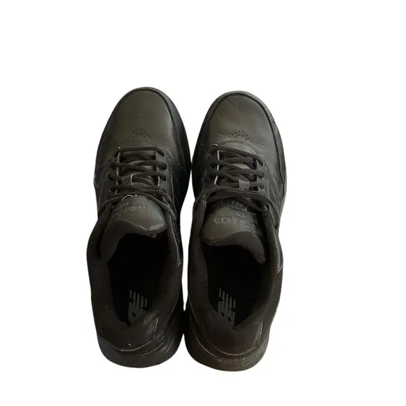 New Balance MW928BK2 Black Leather Walking Shoes Men’s 12.5 2E Wide Comfort