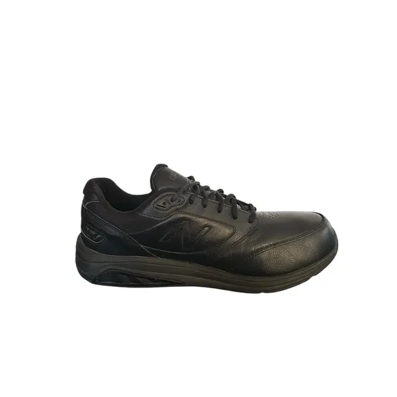 New Balance MW928BK2 Black Leather Walking Shoes Men’s 12.5 2E Wide Comfort