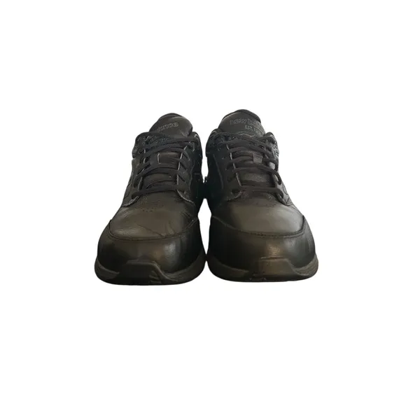 New Balance MW928BK2 Black Leather Walking Shoes Men’s 12.5 2E Wide Comfort