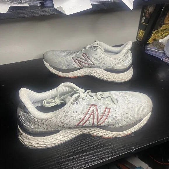 New Balance Running Shoes Mens 11.5 EE Fresh Foam 880V11 M880A11 Gray Red