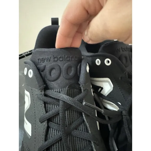 New Balance Shoes Mens 17 Fresh Foam 3000v6 Baseball Cleat Black Spikes L3000TW6