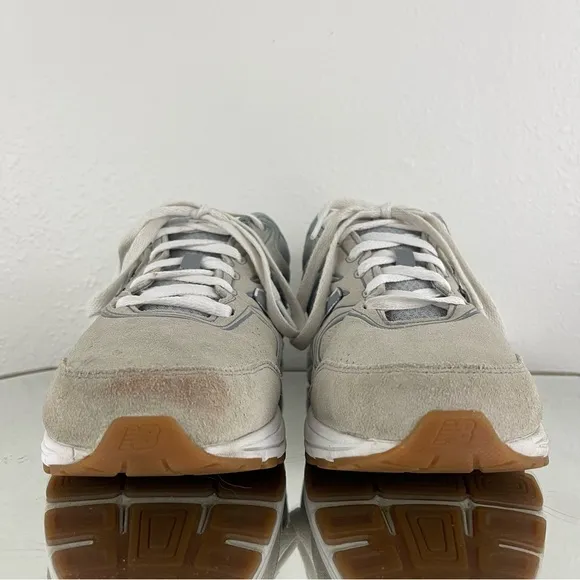 NEW BALANCE Womens Suede Leather Grey White 840 V2 WW840v2 Casual Sneaker Shoes