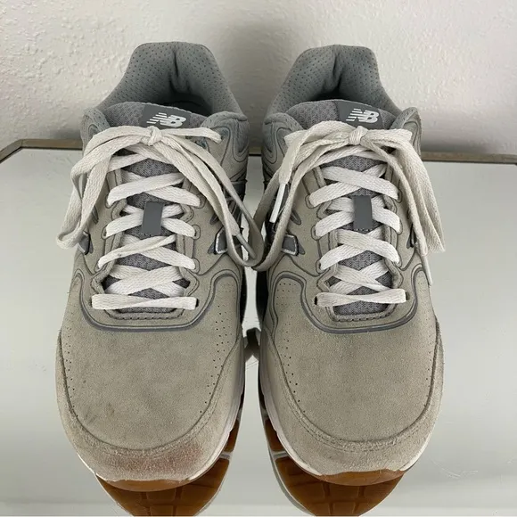 NEW BALANCE Womens Suede Leather Grey White 840 V2 WW840v2 Casual Sneaker Shoes