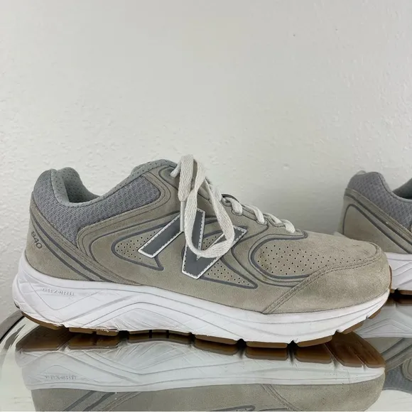 NEW BALANCE Womens Suede Leather Grey White 840 V2 WW840v2 Casual Sneaker Shoes