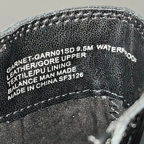 NEW Blondo Garnet Moto Ankle Boot Waterproof Biker Lug Sole Black Leather 9.5