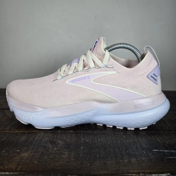 NEW Brooks Glycerin 21 Stealthfit Womens Size 10B Running Shoes Pink 1204101B665