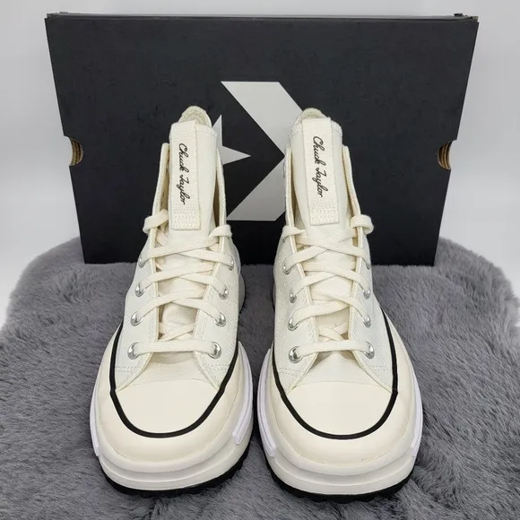 New Converse Run Star Legacy CX High 'Egret' Women's Size 8.5 Sneakers Shoes