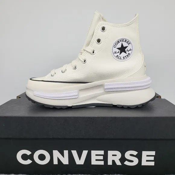 New Converse Run Star Legacy CX High 'Egret' Women's Size 8.5 Sneakers Shoes