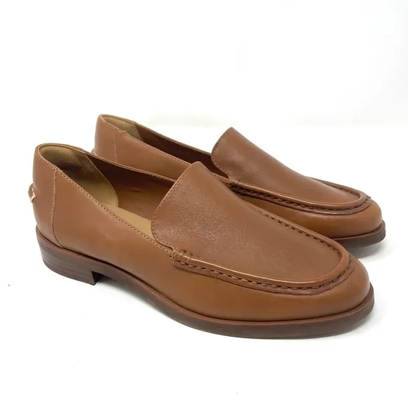 NEW Everlane The Modern Loafer in Rum Brown Leather, Women's Size 6, $168