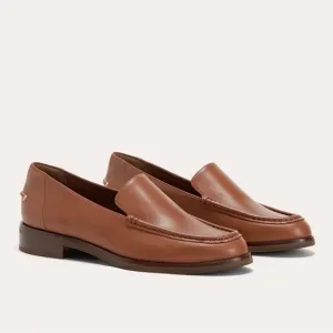 NEW Everlane The Modern Loafer in Rum Brown Leather, Women's Size 6, $168
