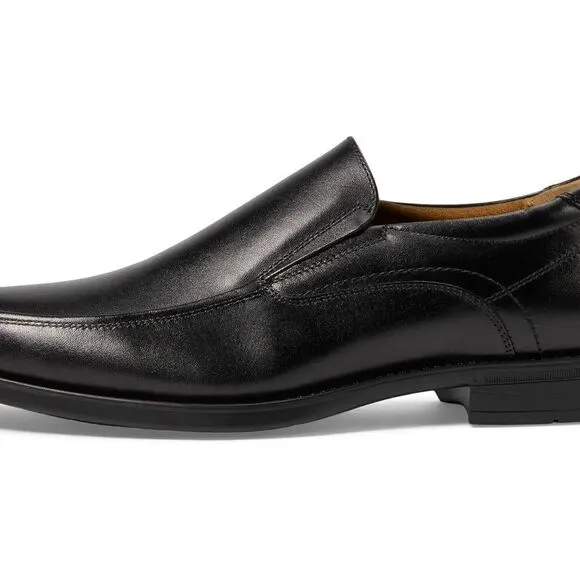 NEW Florsheim Mens Midtown MOC Slip On Black Shoes