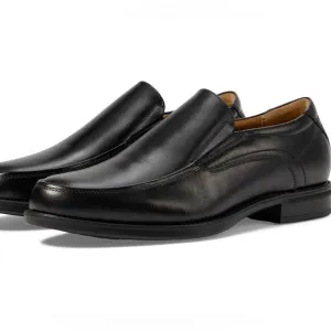 NEW Florsheim Mens Midtown MOC Slip On Black Shoes