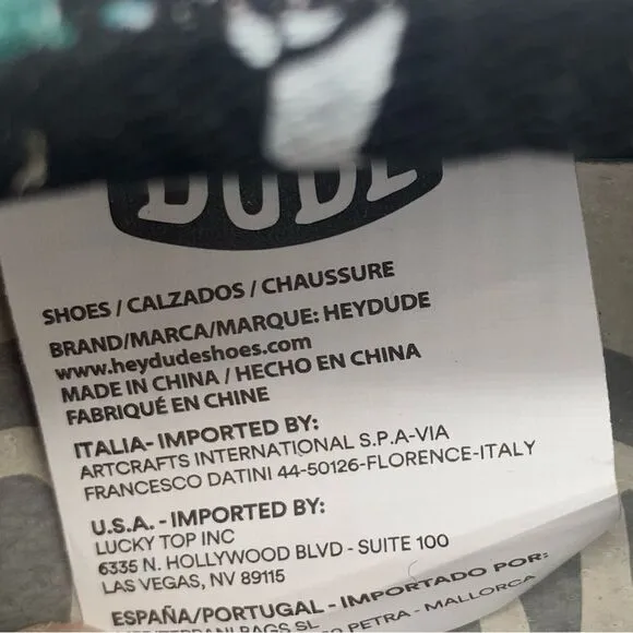 NEW Hey Dude Mexican Flag Wally Funk Hecho Mexico HTF Shoes