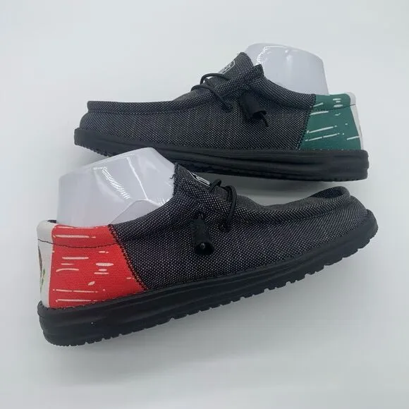 NEW Hey Dude Mexican Flag Wally Funk Hecho Mexico HTF Shoes