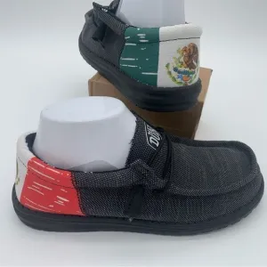 NEW Hey Dude Mexican Flag Wally Funk Hecho Mexico HTF Shoes