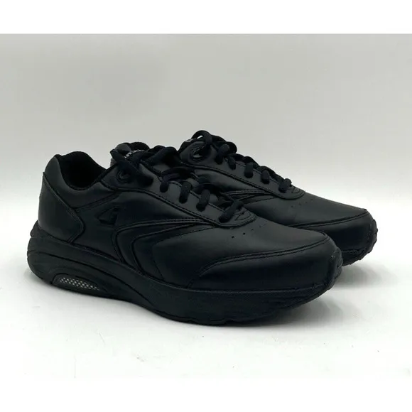 NEW InStride Newport Lace Women's Walking Shoes Black Size 9 WIDE (9000 W) NIB