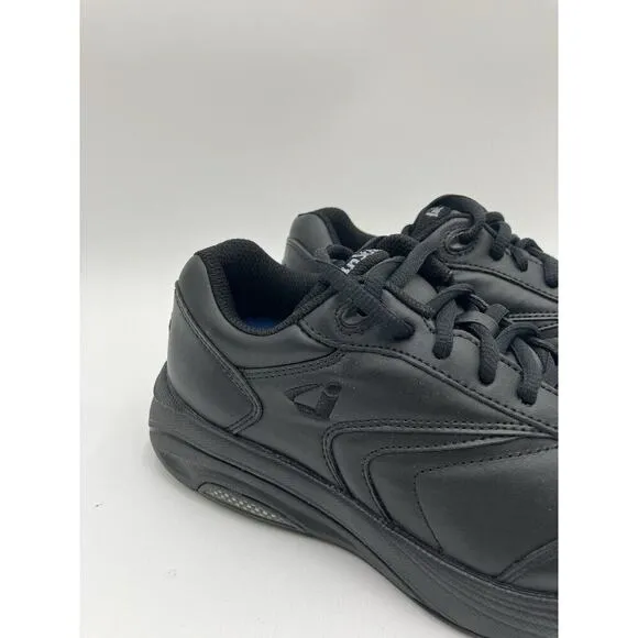 NEW InStride Newport Lace Women's Walking Shoes Black Size 9 WIDE (9000 W) NIB