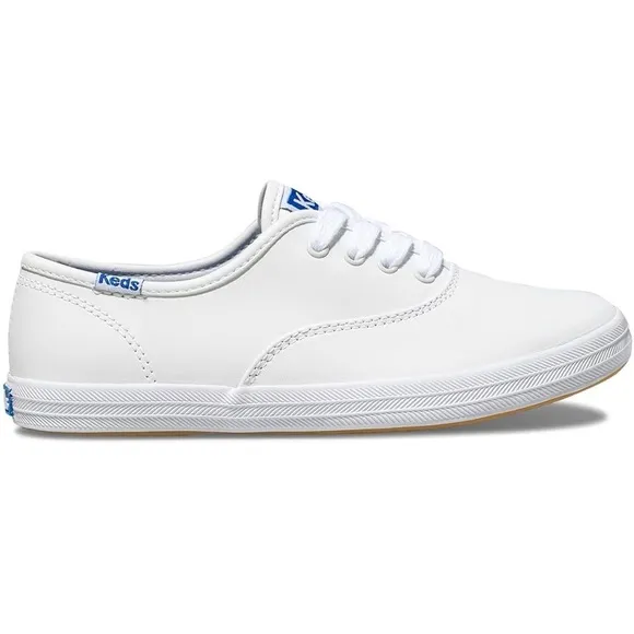 NEW! Keds Champion Sneakers Memory Foam Lace Up Little Big Kid White Size 1