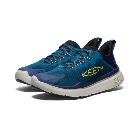 NEW KEEN men's wk450 walking shoes in legion blue/evening primrose