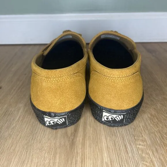 *NEW* Last Resort Men’s 10 Loafer Suede Yellow Black Slip On Skateboard Shoes