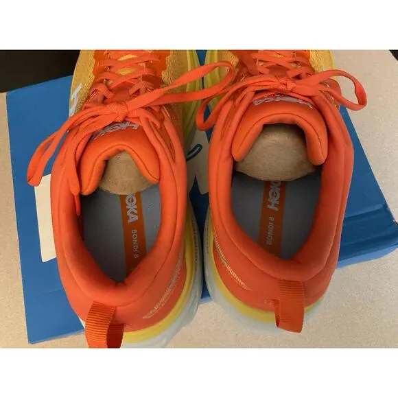 New! Mens Hoka One One Bondi 8 Running  Shoes. Size 11.5D. Awesome Shoes!