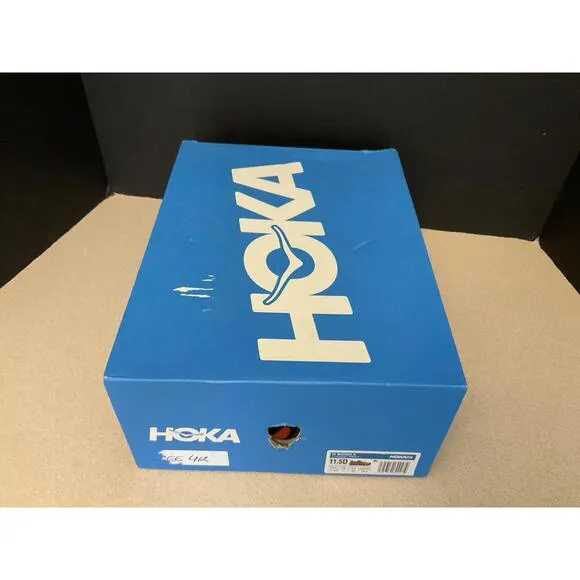 New! Mens Hoka One One Bondi 8 Running  Shoes. Size 11.5D. Awesome Shoes!