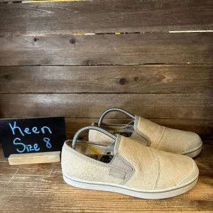 New Mens Keen Eldon Harvest Beige Suede Sneakers Shoes Slip On Walking Size 8‎ M