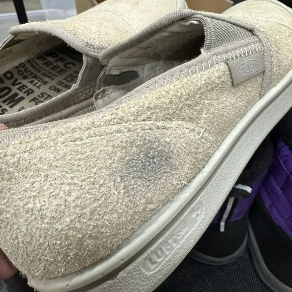 New Mens Keen Eldon Harvest Beige Suede Sneakers Shoes Slip On Walking Size 8‎ M