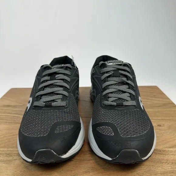 New Mens Saucony Grid Seeker Black Athletic Running Sneakers Shoes Size 10.5 M
