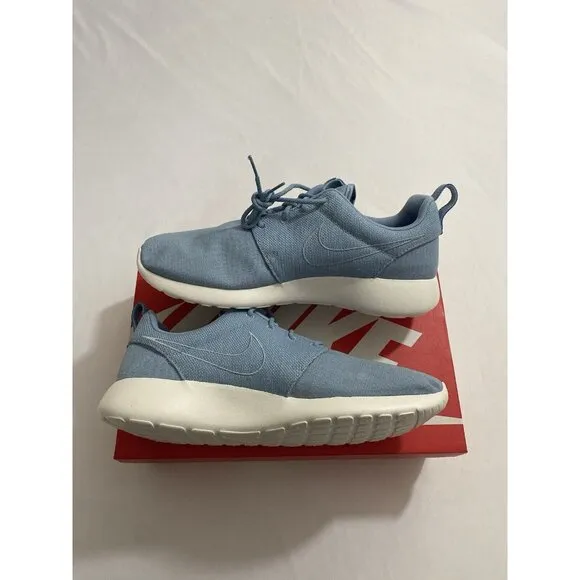 New Mens Size 10 Blue Nike Roshe One Premium Running Shoes 525234 404