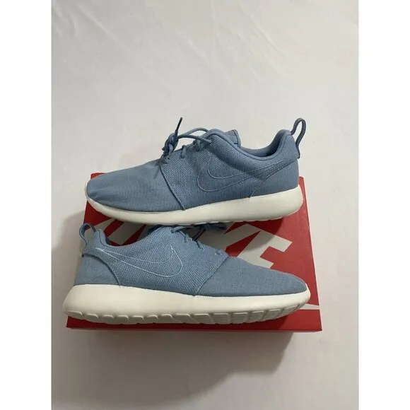 New Mens Size 10 Blue Nike Roshe One Premium Running Shoes 525234 404