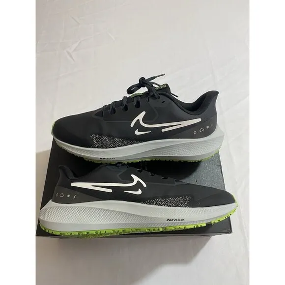 New Mens Size 11.5 - Nike Air Zoom Pegasus 39 Shield Black Dark Grey DO7625 002