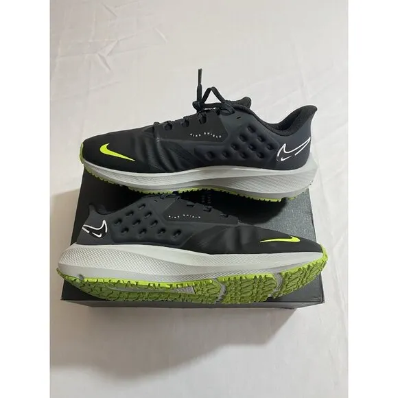 New Mens Size 11.5 - Nike Air Zoom Pegasus 39 Shield Black Dark Grey DO7625 002