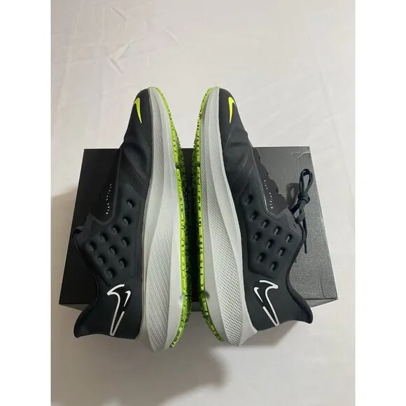 New Mens Size 12 - Nike Air Zoom Pegasus 39 Shield Black Dark Grey DO7625 002