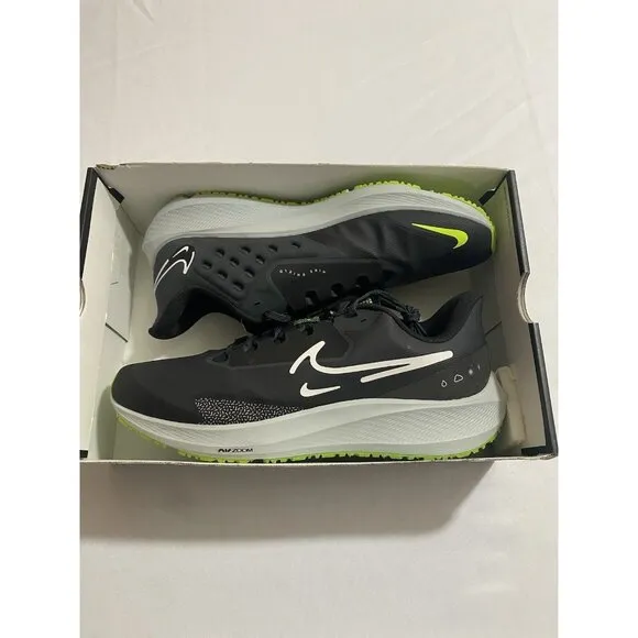 New Mens Size 12 - Nike Air Zoom Pegasus 39 Shield Black Dark Grey DO7625 002