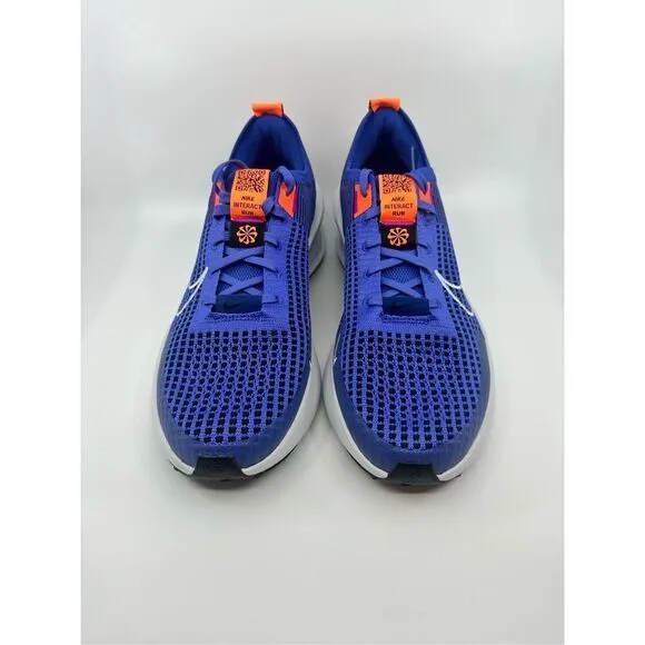 New Mens Size 12 Blue White Nike Interact Run Running Shoes FD2291-404