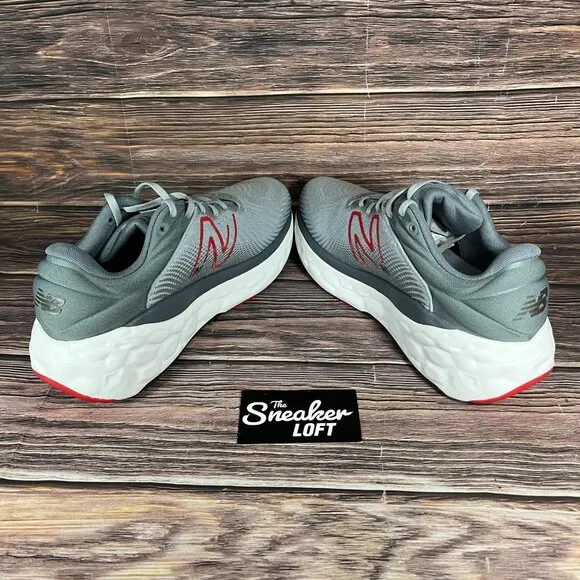 NEW New Balance Fresh Foam 840v1 Aluminum Gray Red‎ Athletic Shoes