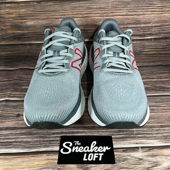 NEW New Balance Fresh Foam 840v1 Aluminum Gray Red‎ Athletic Shoes