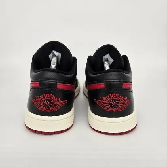 New Nike Air Jordan 1 Low 'Bred Sail' Women's Shoes Size 6
