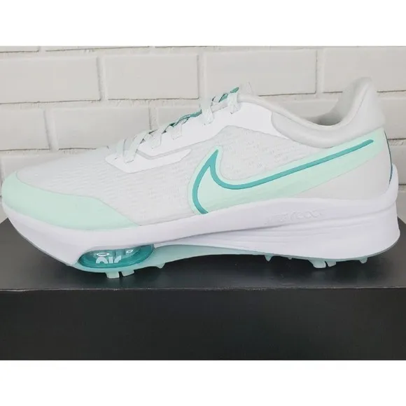 New Nike Air Zoom Infinity Tour NEXT% Golf Shoes DC5221-143 White Mint Foam Sz 9