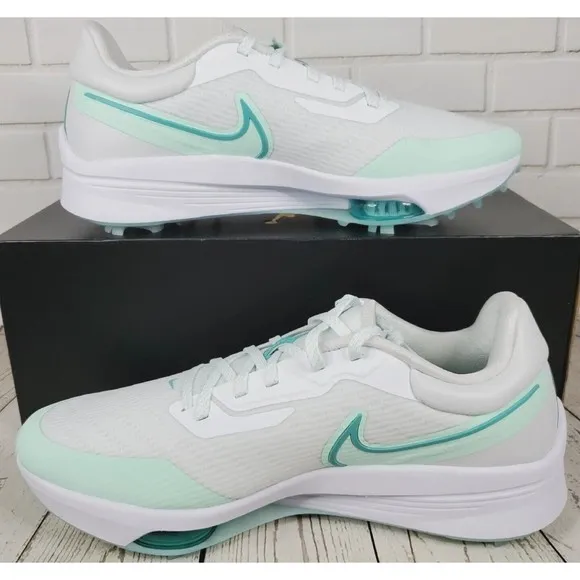 New Nike Air Zoom Infinity Tour NEXT% Golf Shoes DC5221-143 White Mint Foam Sz 9