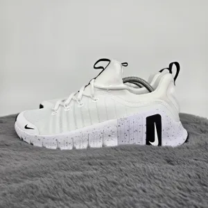 New Nike Free Metcon 6 'White Silver Black' Women's Workout Shoes Size 10