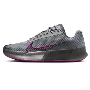 NEW NIKE men's air zoom vapor 11 hard court tennis shoes in smoke grey/black/dar